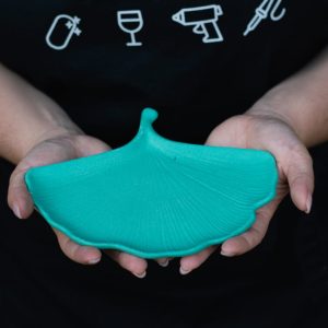 DIY balíček na výrobu jesmonitovej tácky ginkgo
